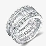 Exquisite 925 Sterling Silver Rings for Women – Heart, Crown, Daisy, Moon & Infinity Stackable Designs with Zirconia | Romantic Jewelry Gifts for Wedding, Anniversary & Daily Wear