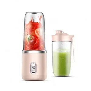Read more about the article USB Rechargeable Juicer with 2 Cup,Fresh Juice Blender with Sports Lid, Multifunctional Portable Juicer, Six-Blade Design for Quick Juicing, Smooth Juice, Suitable for Home