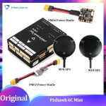 Holybro Pixhawk 6C Mini Flight Controller with PM02 V3 12S/PM06 14S Power Module and M9N/M10 GPS for RC Multirotor Airplane